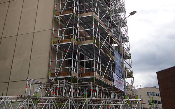 Sheffield Student Accommodation Scaffolding